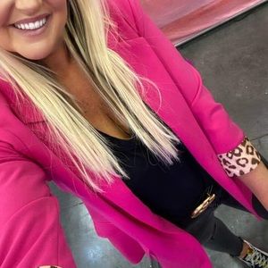Hot Pink Blazer from Eleven Oaks Online Boutique